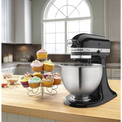 KitchenAid Classic Series Tilt-Head Stand Mixer, 4.5 Quart, Onyx Black (K45SSOB) - PAVITA STORE